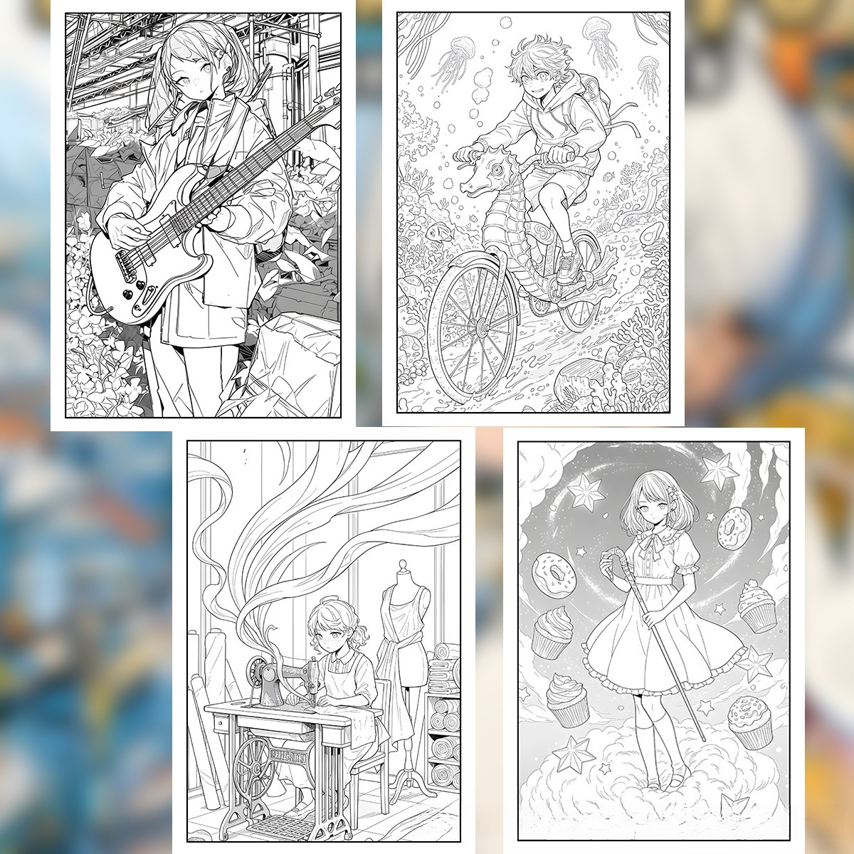 Life in Tokyo Coloring Book 24 - Japanese Tokyo Lifestyle reseña y precio