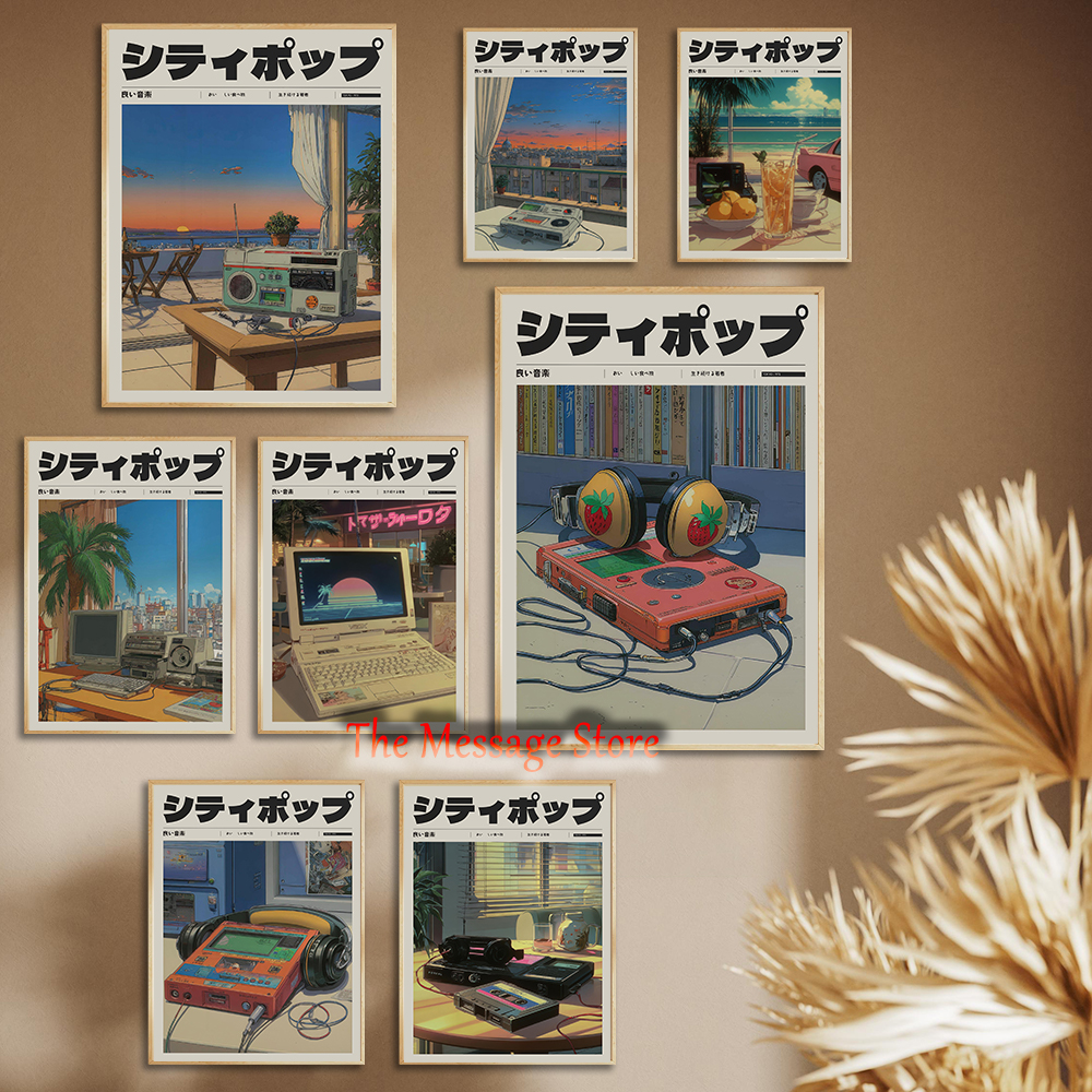 Retro Computer Radio MP3 Telev - Japanese Lifestyle Anime reseña y precio