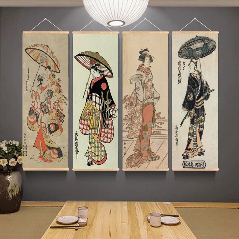 Anime Wall Scroll Poster Vinta - Japanese Lifestyle Anime reseña y precio
