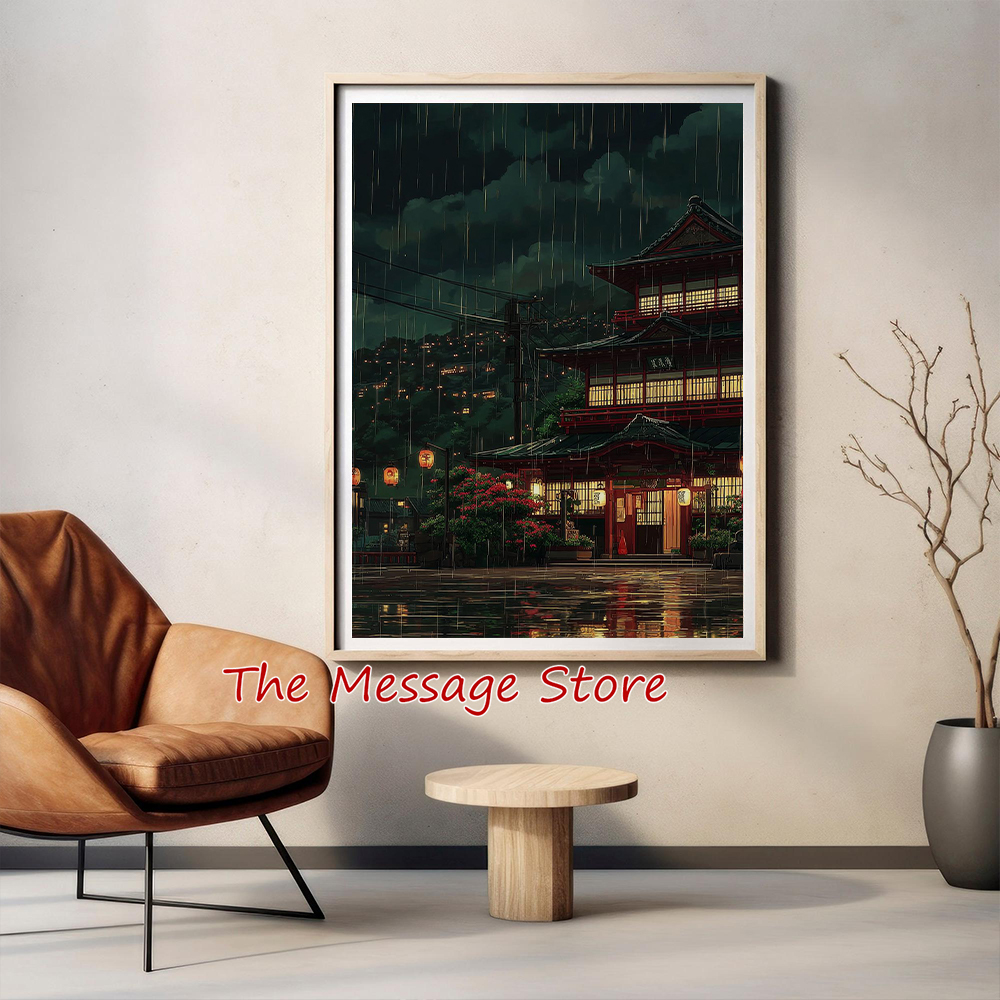 Rainy Night Cherry Blossom Jap - Japanese Tokyo Lifestyle reseña y precio