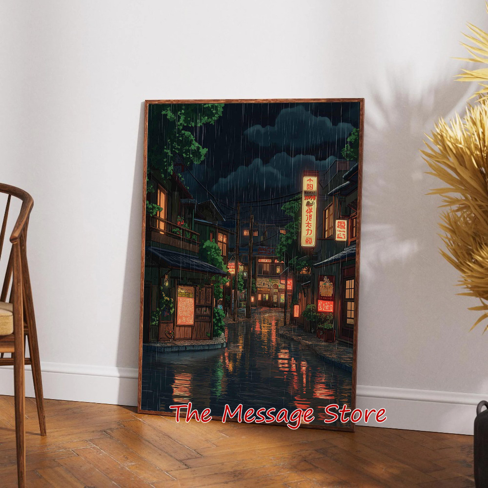Rainy Night Cherry Blossom Jap - Japanese Tokyo Lifestyle reseña y precio
