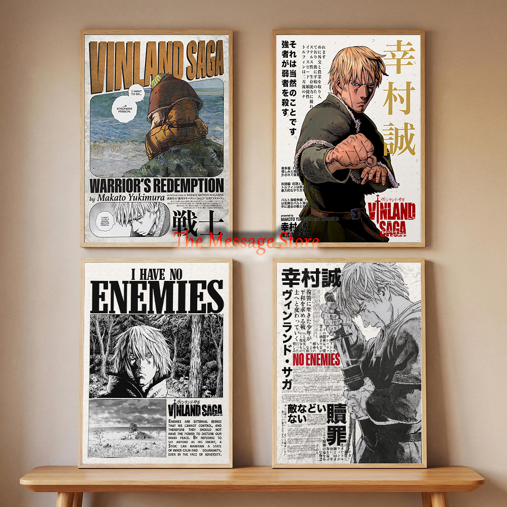 Vinland Saga Anime Manga Poste - Japanese Lifestyle Anime reseña y precio