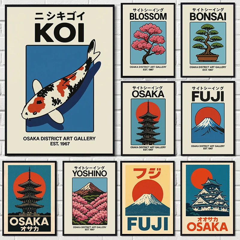 Vintage Japan Traveling Art Os - Japanese Tokyo Lifestyle reseña y precio