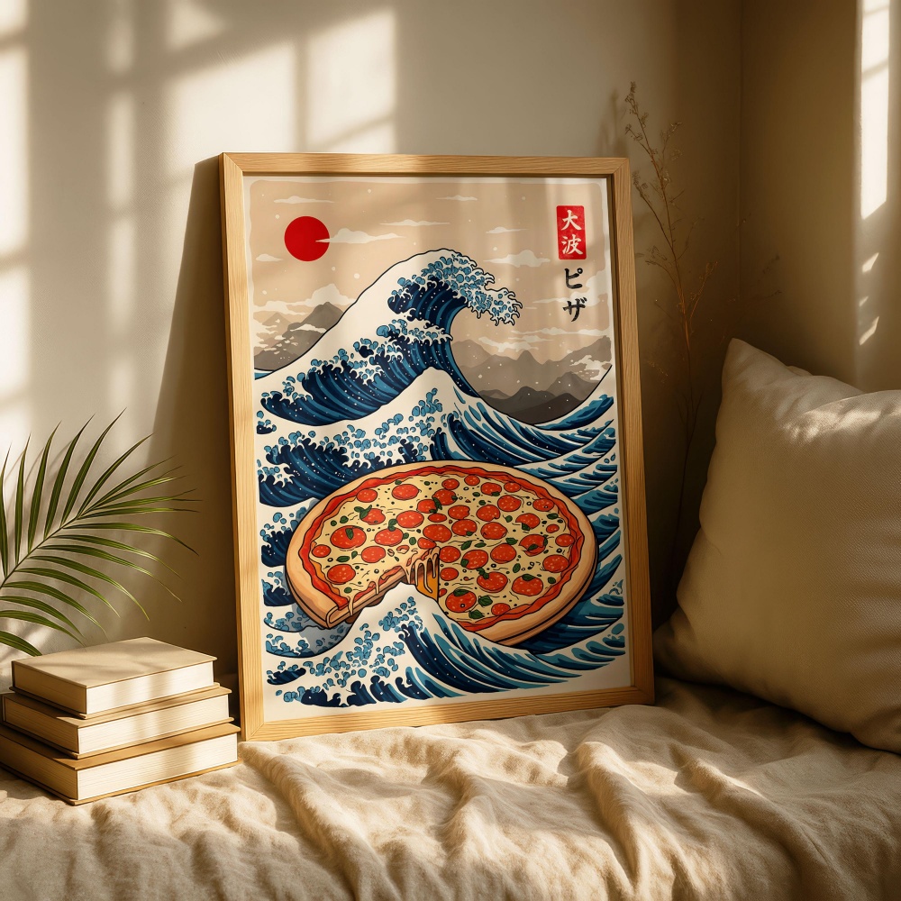 Japanese Great Wave Burger Art - Japanese Lifestyle Food reseña y precio