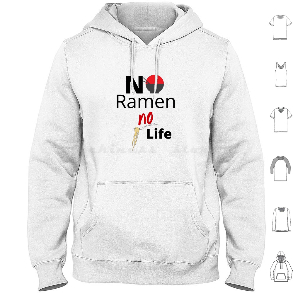 No Ramen No Life Hoodie Cotton - Japanese Lifestyle Anime reseña y precio