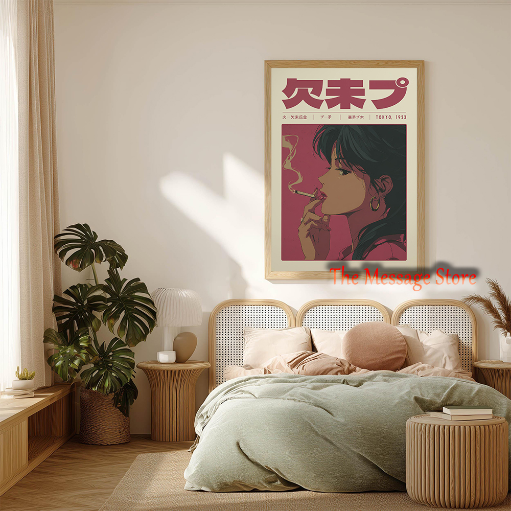 Japanese Manga Wall Art Tokyo  - Japanese Tokyo Lifestyle reseña y precio